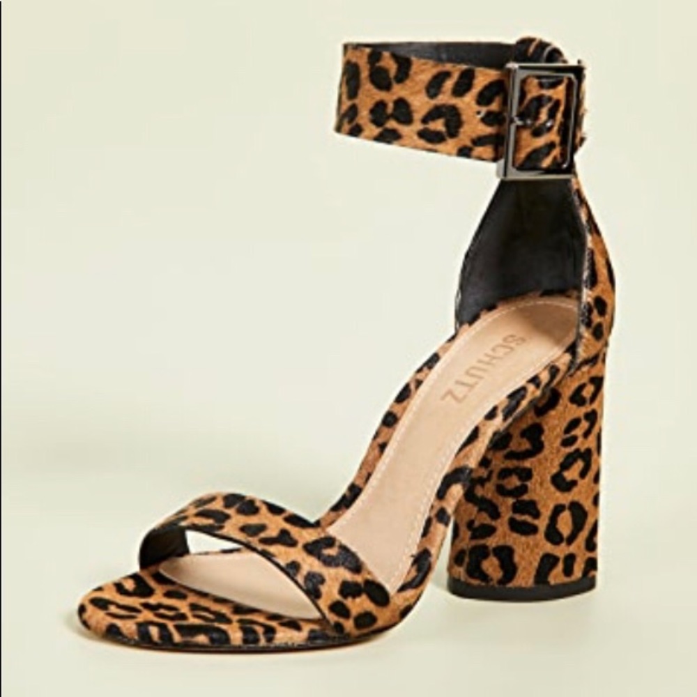 SLASHING PRICES!! Schutz Pepita Leopard sandals